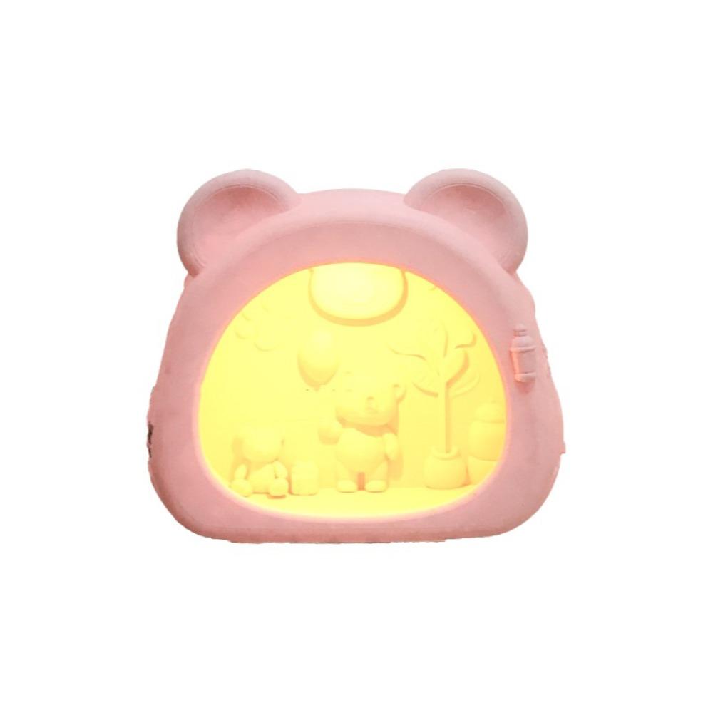 Bird House Warm Light Bird Breeding Nest Bear Shape Hanging Hamster Bed House Bite Resistant Decorative Squirrel Bed Outdoor