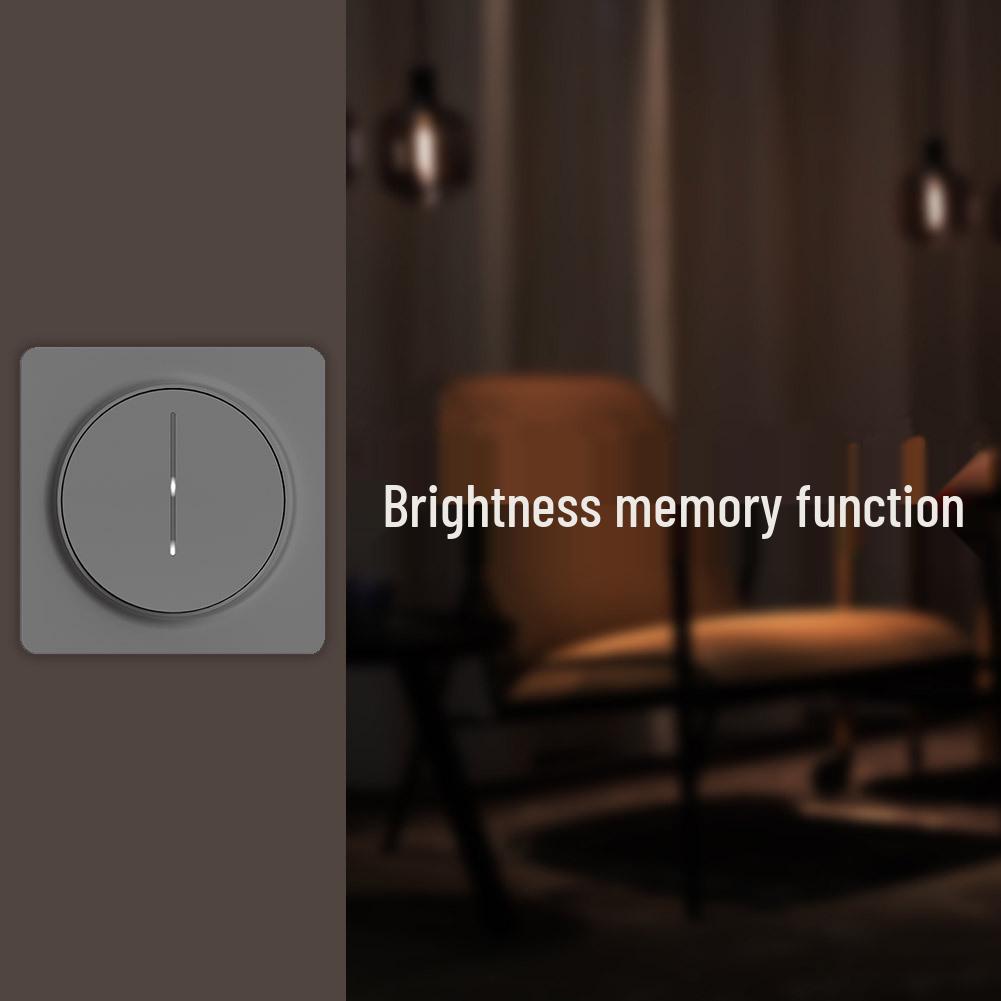 Zigbee Tuya Stepless Dimming Smart Home Rotary Switch with APP & Voice Control