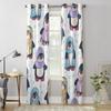 Милые пингвины оконные шторы для гостиной роскошный декор спальни портьеры кухонные оконные шторы шторы