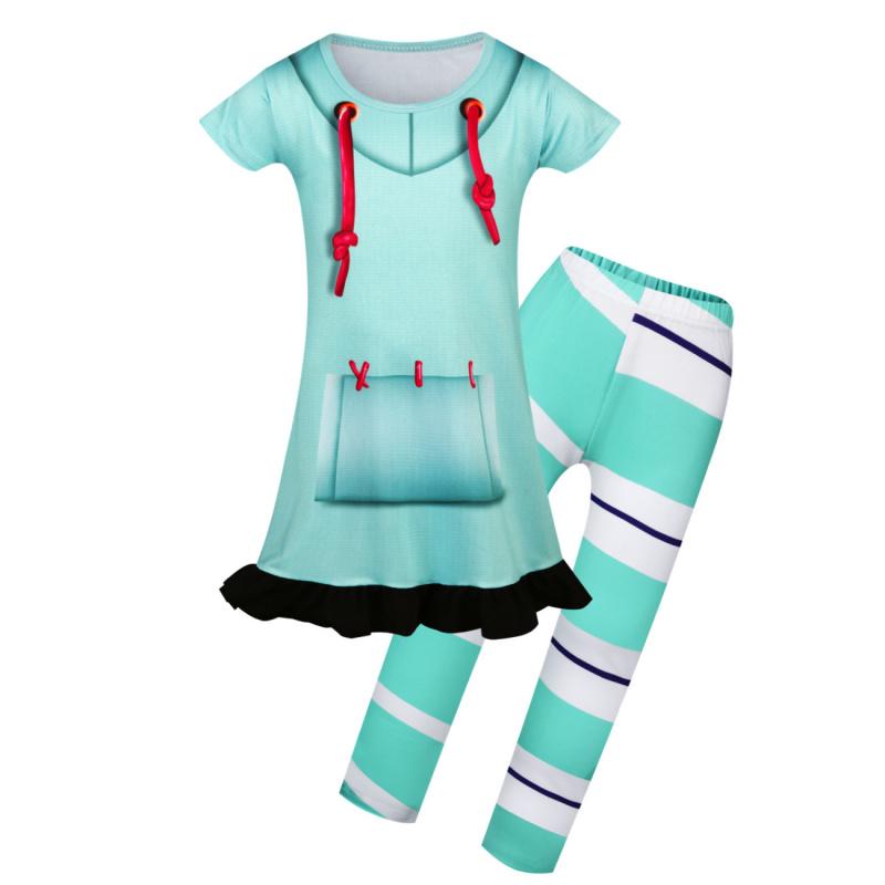 Cosplay Vanellope Children'S Performance Halloween Costume