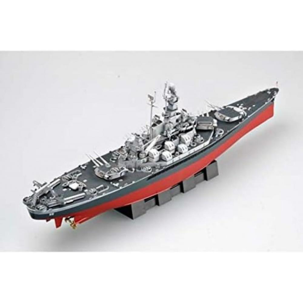 Reenew 1 350 Боевой корабль ВМС США Bb 59 Массачусетс 1942 Пластиковая модель Корабль Модель Масштабная модель Сборный комплект 05306