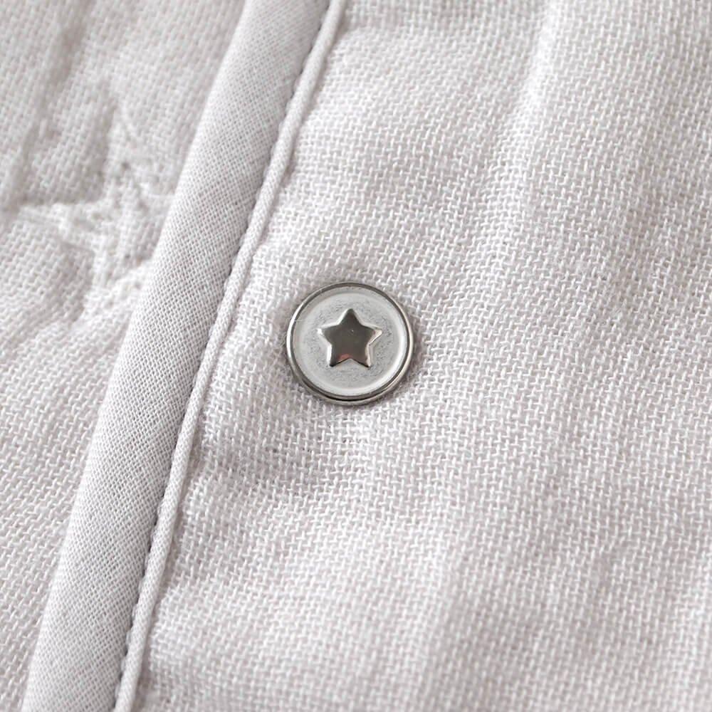 10mois Пушистый Марлевый Жилет Хлопок (6-слойная марля) (Чоуки) 18251008, 50-70см, Серый,