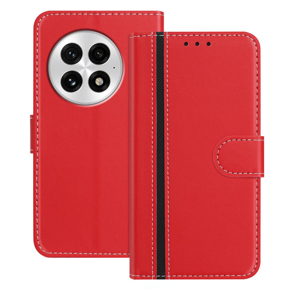 Для OnePlus 13 Чехлы для телефона Кошелек Подставка Цветное сочетание Кожаная обложка с магнитной застежкой