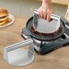 Durable Stainless Steel Adjustable Burger Press Portable Patty Maker with Handle Compact for Camping And BBQ Parties Commercial Grade
