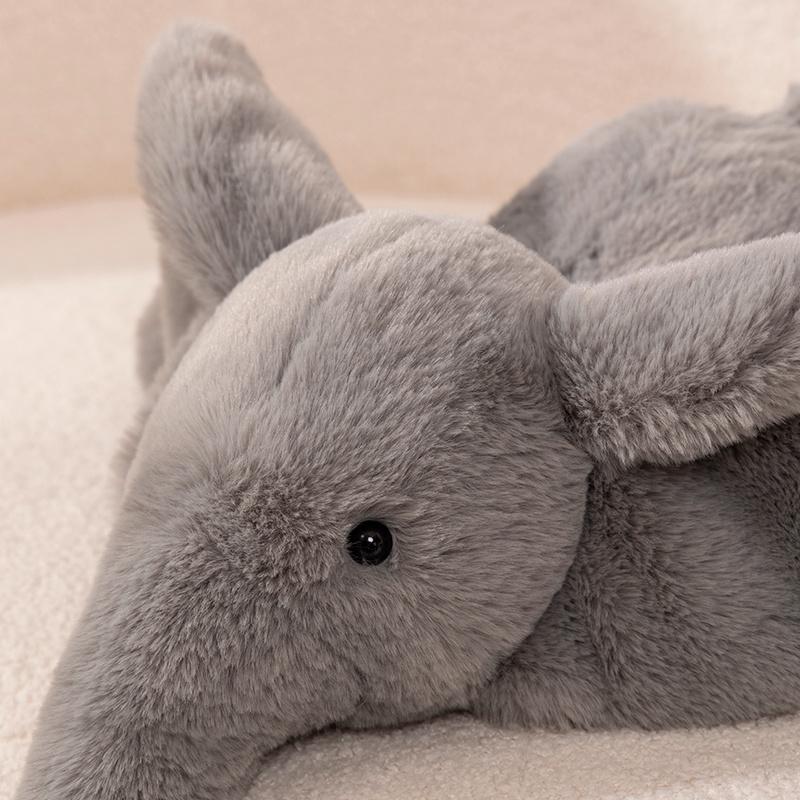 Super Soft 4 Colours Elephant Plush Toys Cute Stuffed Flappy Ears Long Plush Animals Plushy Hugging Pillow Kids Xmas Gift