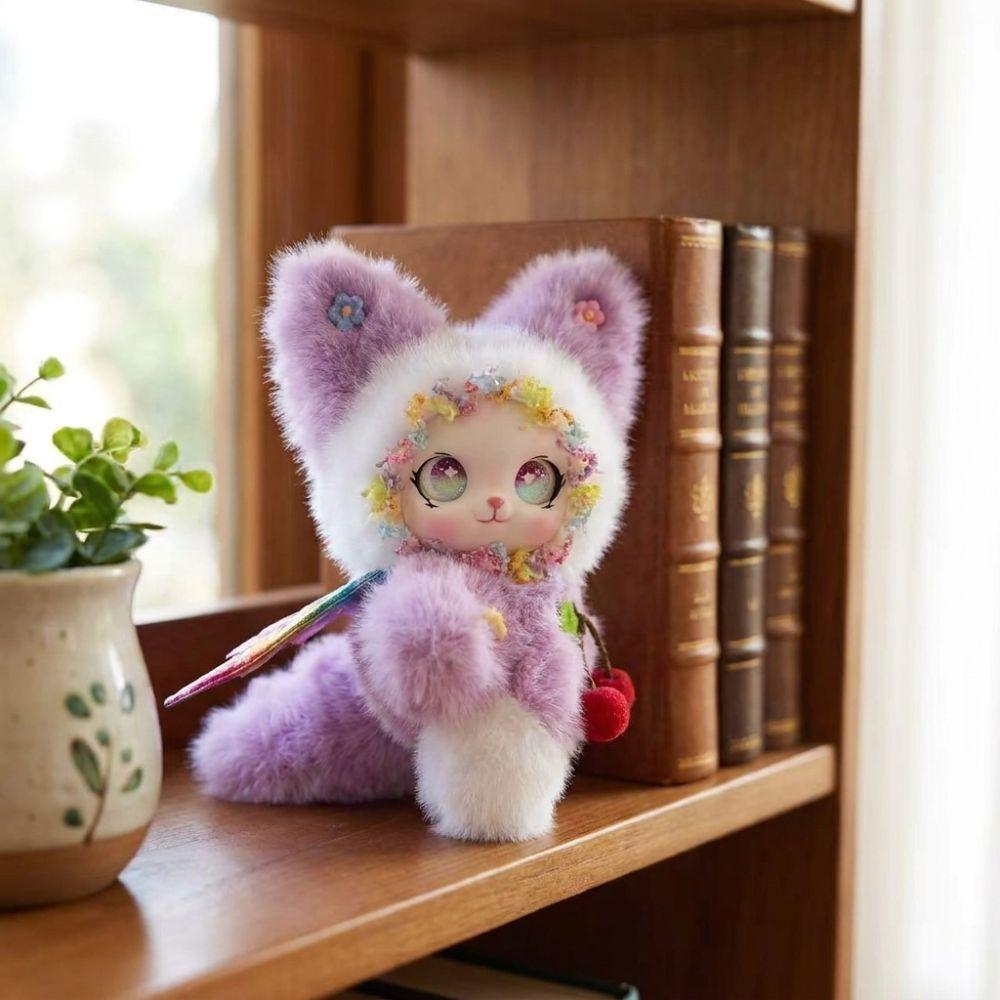 Soft Plush Vinyl Bunny Keychain Anime Keychain Vinyl Face Bag Charm Daily Use