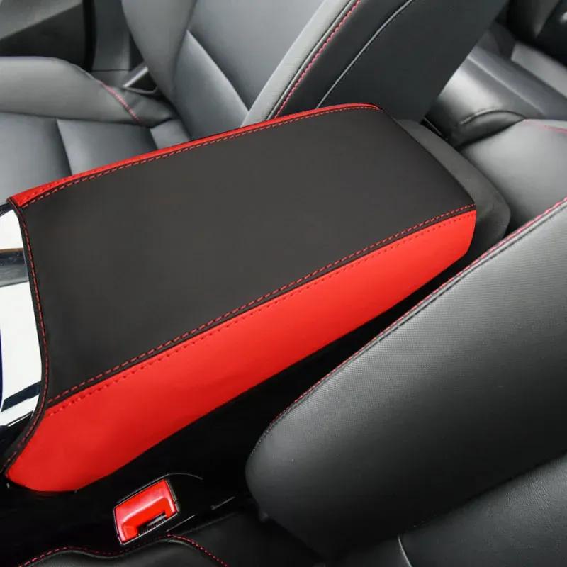 Car Armrest Box Cover For MG4 EV 2022 Mg 4 EH32 2023 Central control PU Leather protective pad Interior modification accessories