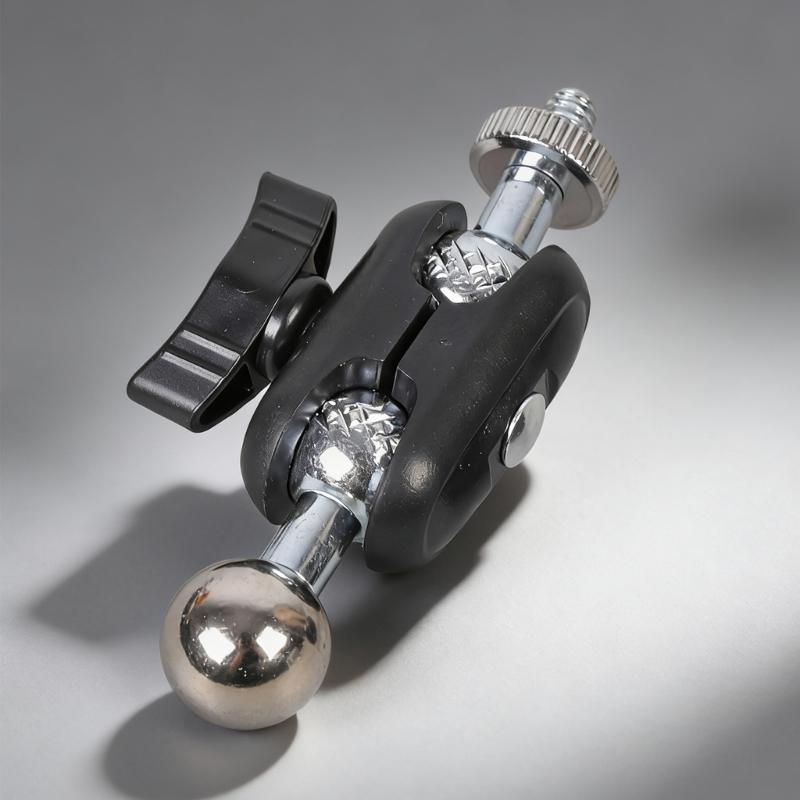 2 шт. Шаровые соединители 17,4 мм Резьба 1/4" 20 UNCs для креплений камеры с вращением на 360 градусов Для смартфонов и штативов