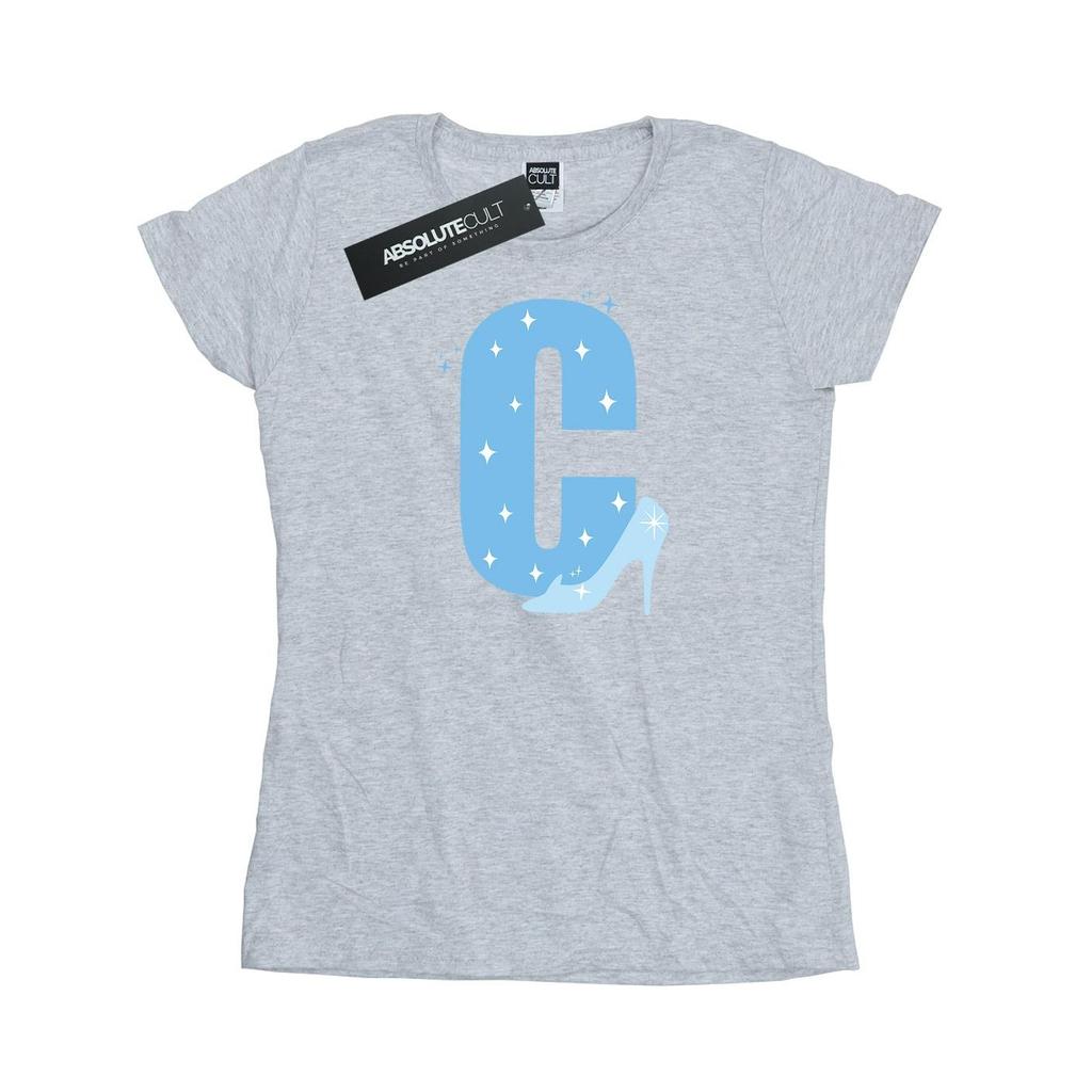 Disney Womens/Ladies Alphabet C Is For Cinderella Cotton T-Shirt