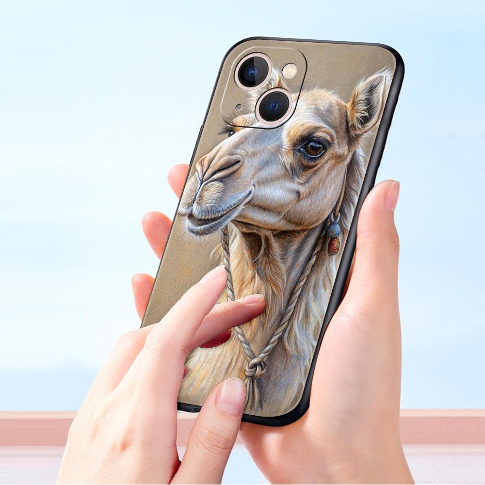 Animal Camel Phone Case Cover for iPhone 17 16 15 14 13 12 11 Pro Max 17 Air Plus Shockproof Soft TPU Shell Fundas Capas Coque