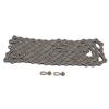 Bike Chain Carbon Steel High Strength 11 Speed Bike Chain with Buckles for Mountain Bikes Road Bikes Grey