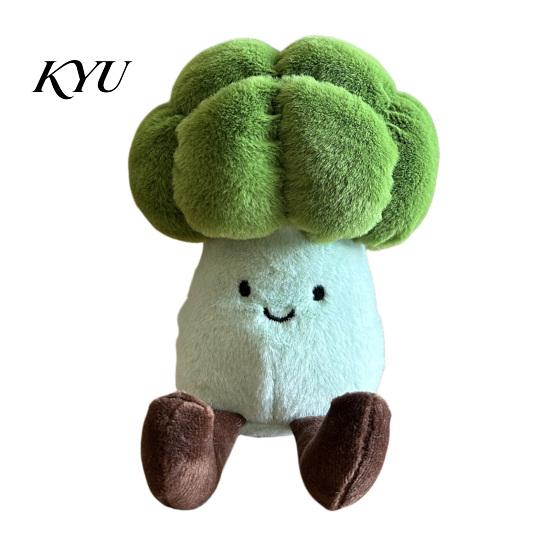 Lightweight Dog Fetch Toys Plush Cauliflower Toy, Interactive Squeaky Chew Soft Pet Boredom Buster Stuffed Toy for Small And Medium Dogs, Puppy
