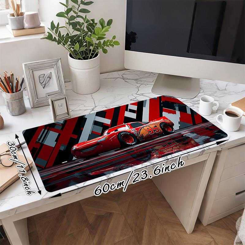 1Pc Mcqueen Gaming Mouse Pad Keyboard Desk Mat Non-slip Rubber Lock Edge Waterproof Computer Mousepad for Office Home Decor S1162