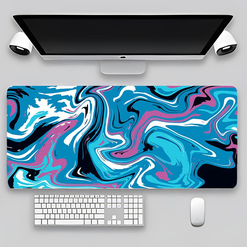 Terrain Map Contours Keyboard Gamer Carpet Rubber Mat Full Gamer Pc Keyboard Mouse Gamer Table Gaming Pc 90x40cm
