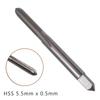 Метрическая метрическая резьба HSS M5.5 x 0.5 мм Правая резьба Подходит для алюминия, латуни, стали и других обычных материалов