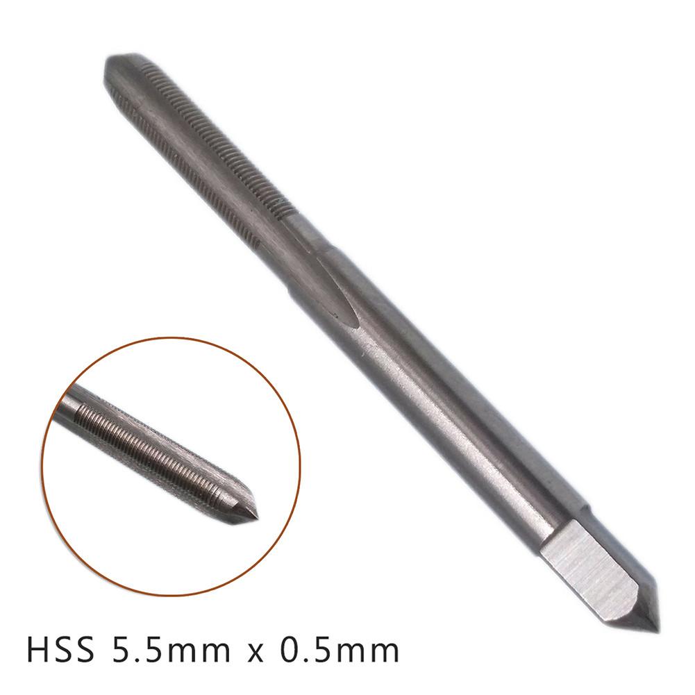 Метрическая метрическая резьба HSS M5.5 x 0.5 мм Правая резьба Подходит для алюминия, латуни, стали и других обычных материалов