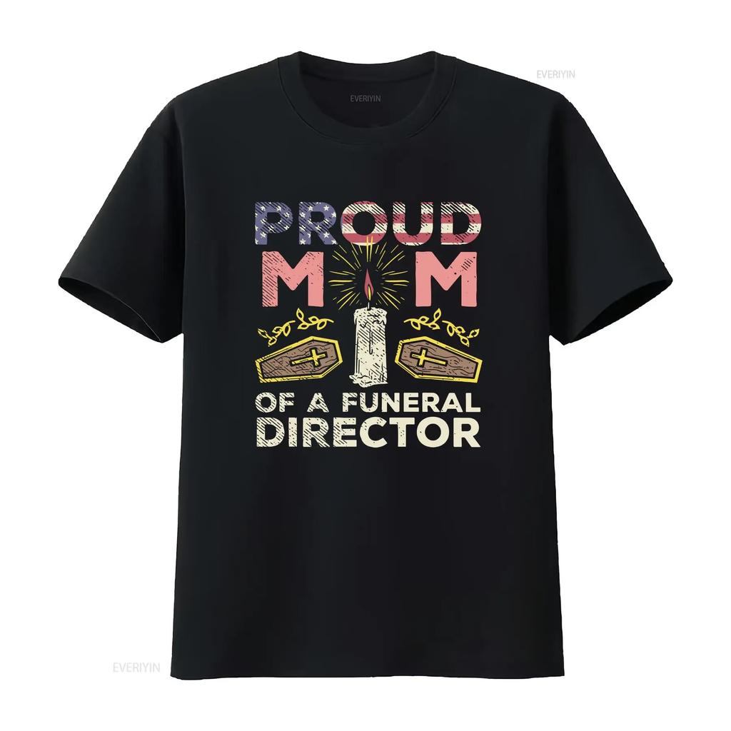 Funeral Director T Shirt Mortician Mortuary Mom Of A vintage Washed Casual Soft Stylish designer clothes Unisex Breathable