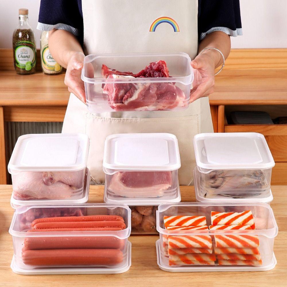 350ml Fruit Storage Box Refrigerator Special Food Containers Transparent Frozen Meat Box