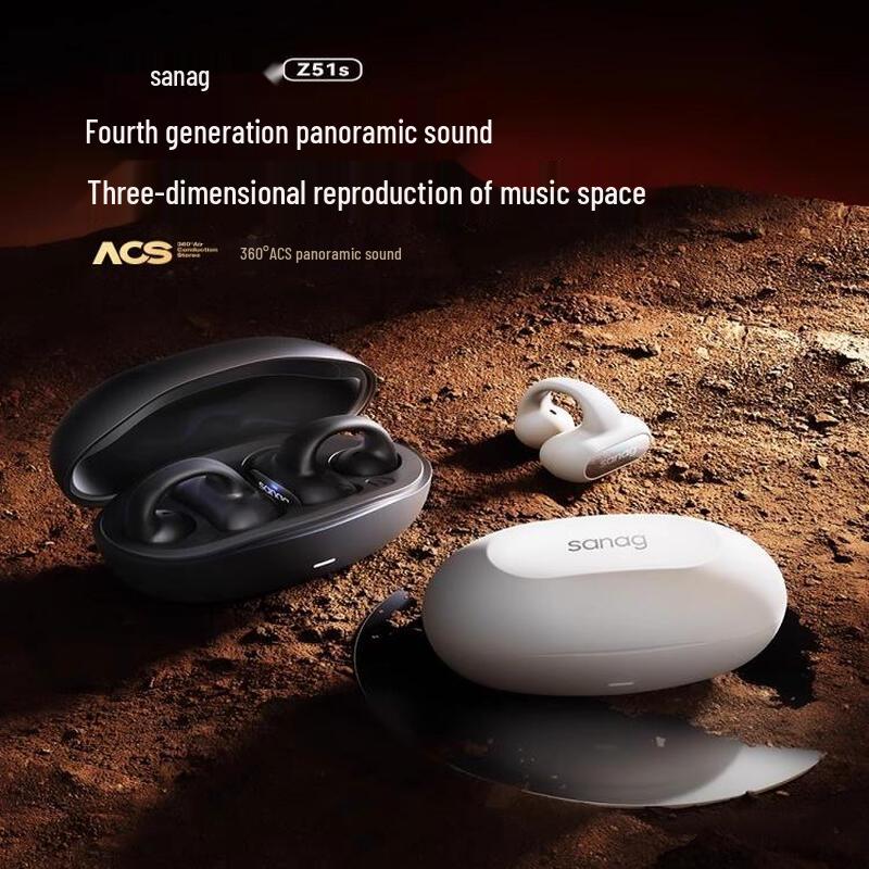 Беспроводные спортивные наушники Sainar S-Z51SPro с открытым ухом и зажимом Bluetooth