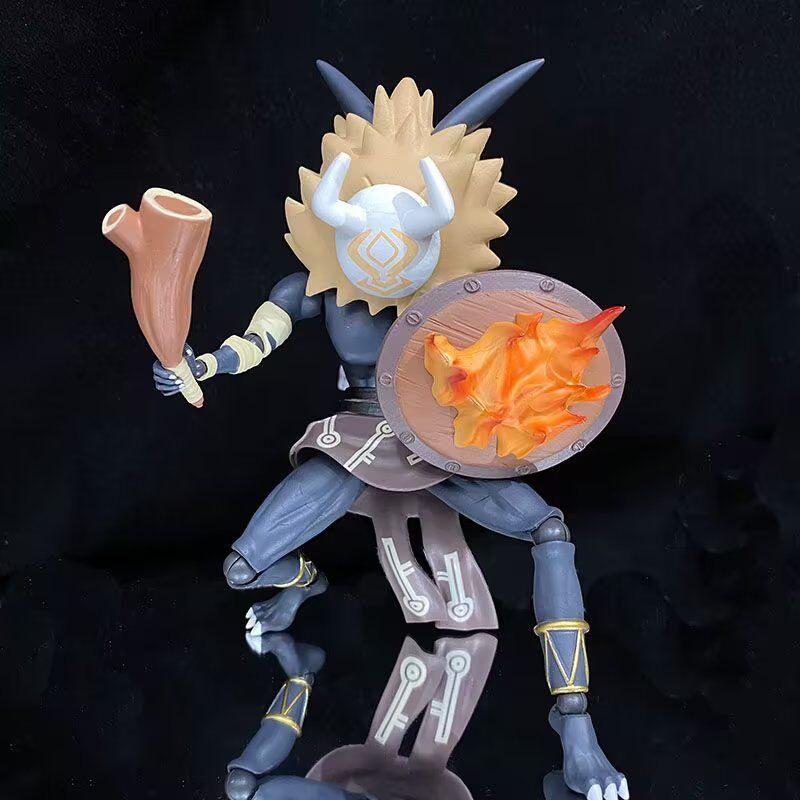 Оригинальная фигурка Figma Genshin Impact Пухлый солдат, 18,5 см высотой, подвижная