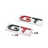 RIGR3 1Pcs Metal GT Styling Logo Car Trunk Badge Emblem Sticker Auto Body Decal For Kia Peugeot Volkswagen Ford Sticker Accessories