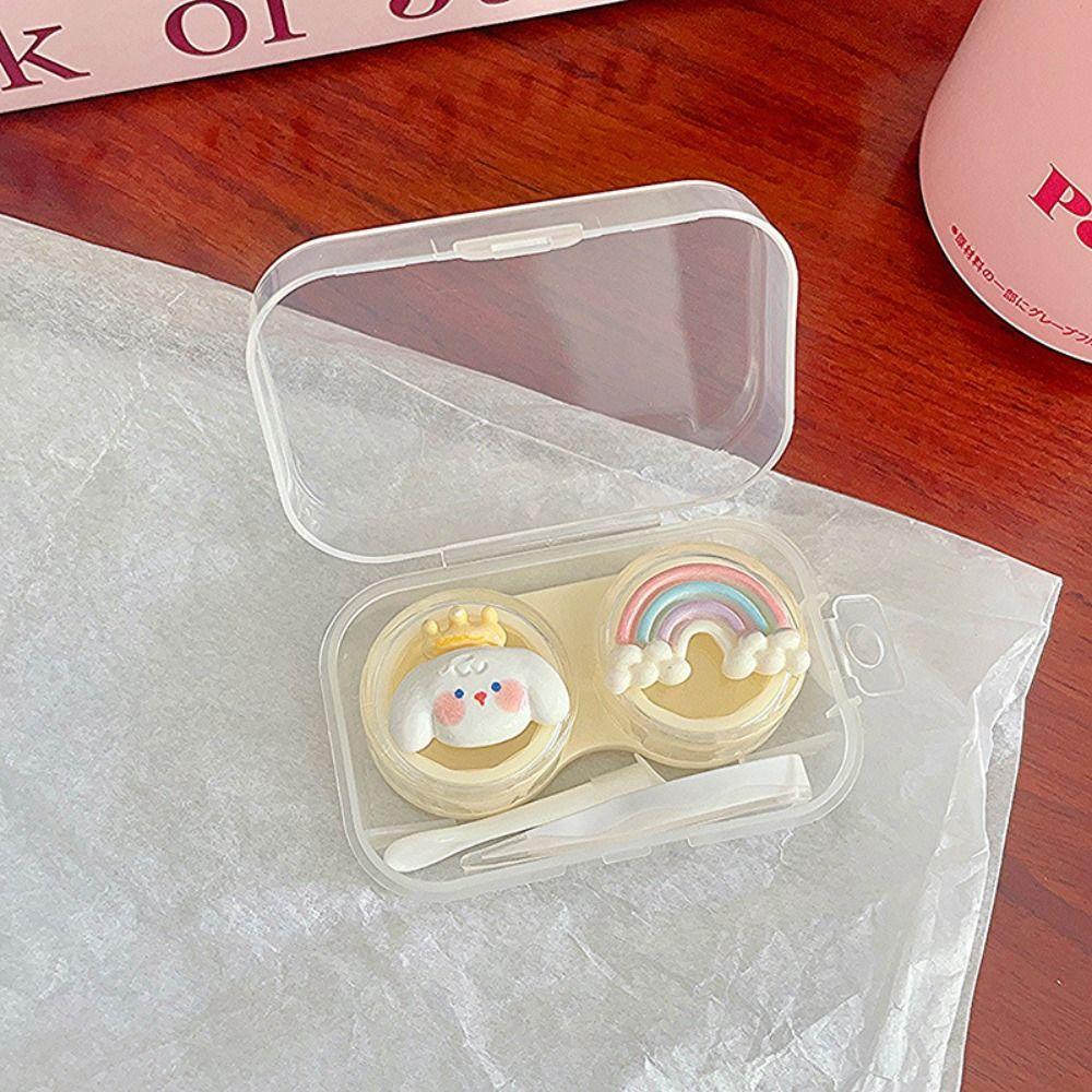 Портативный футляр для контактных линз, мини-инструмент для ухода за линзами, новый ящик для хранения контактных линз