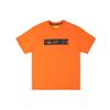 Серия ISPA, простая повседневная футболка с буквенным логотипом и круглым вырезом, с короткими рукавами, мужские топы, оранжевый DV0687-817