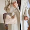 New Fashion Women Handbags Winter Furry Ladies Soft Plush Clutch Purse Shoulder Bags Fashion Female Crossbody Messenger Bag