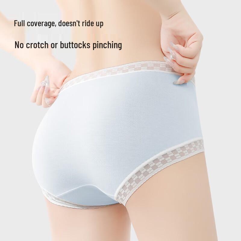 Duoduomian Cloud Garden Silk Antibacterial Women's Underwear