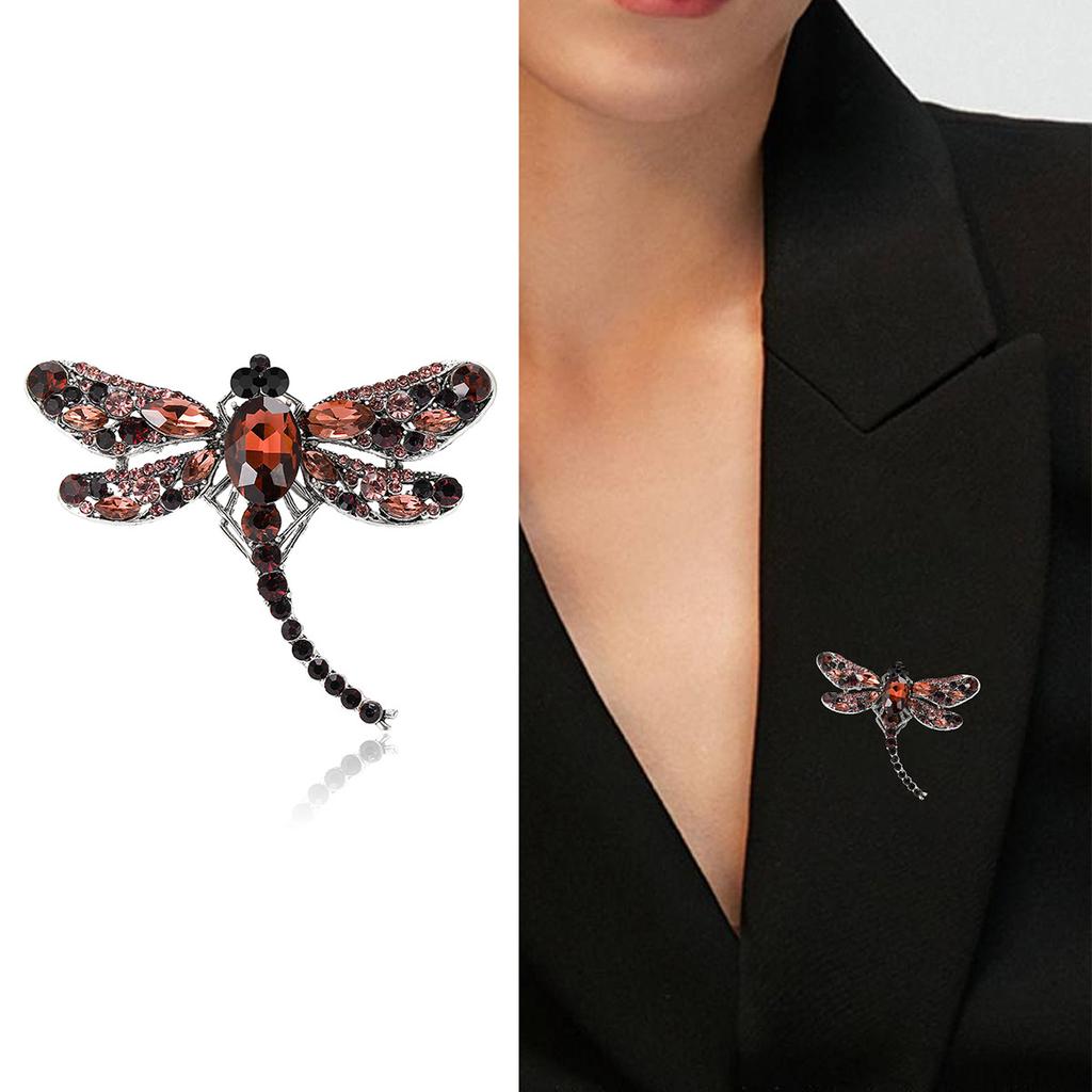 Wind Creative Design Insect Brooch Fashion Dragonfly Brooch Brooch, Simple Temperament Clothing Accessories