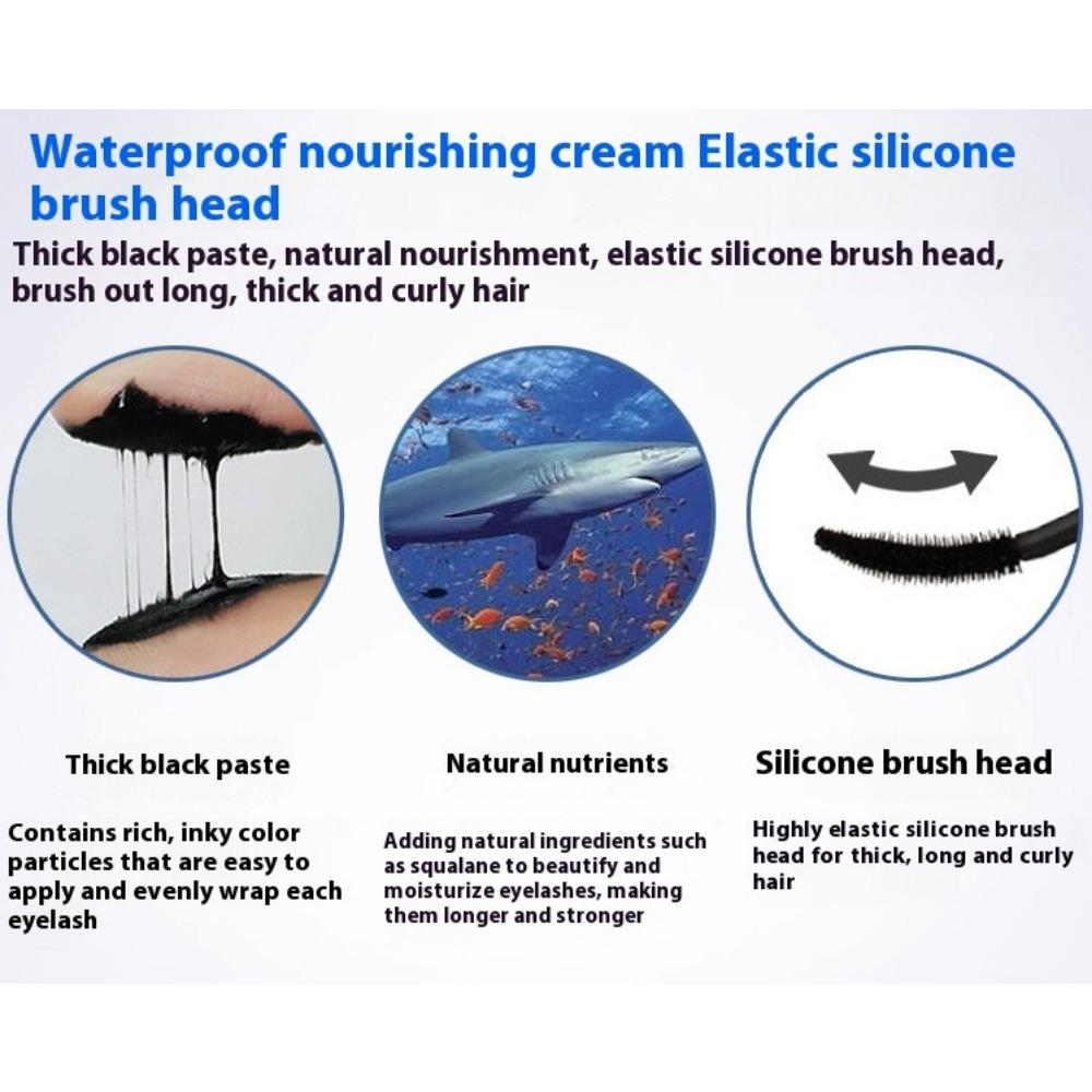 Трехмерная 3D тушь для ресниц Прочная водостойкая нераспускающаяся тушь для ресниц Тонкая густая завитая тушь