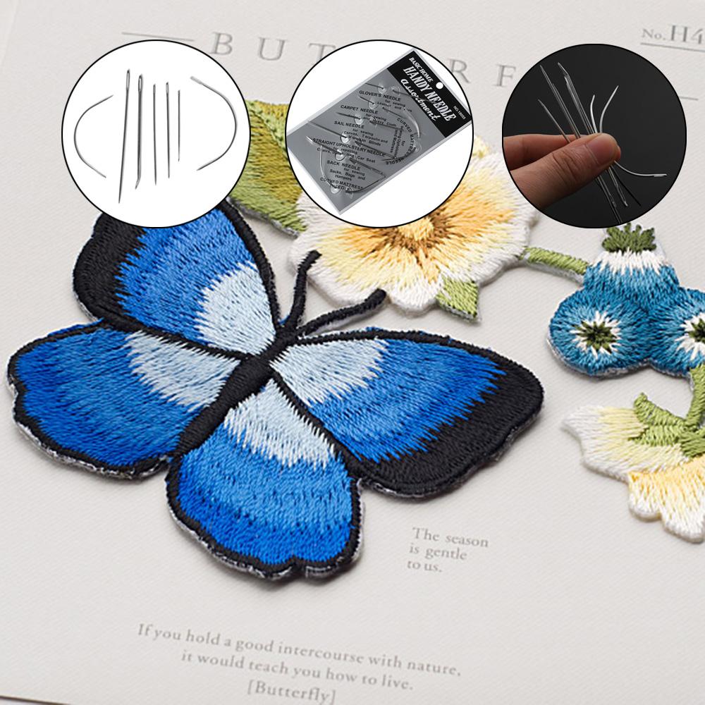 7 Pcs/set Crafts Leather Carpet Curved Hand Repair Upholstery Sewing Needles