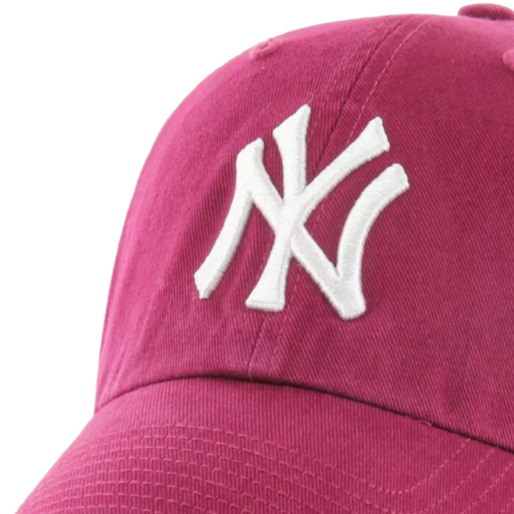 47 Brand New York Yankees Clean Up Cap, Mens burgundy Cap