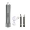 Electric Screwdriver 3Nm, 3.7V Cordless Screwdriver Set with Torque Settings,Steel Bits,2000mAh Rechargeables Battery