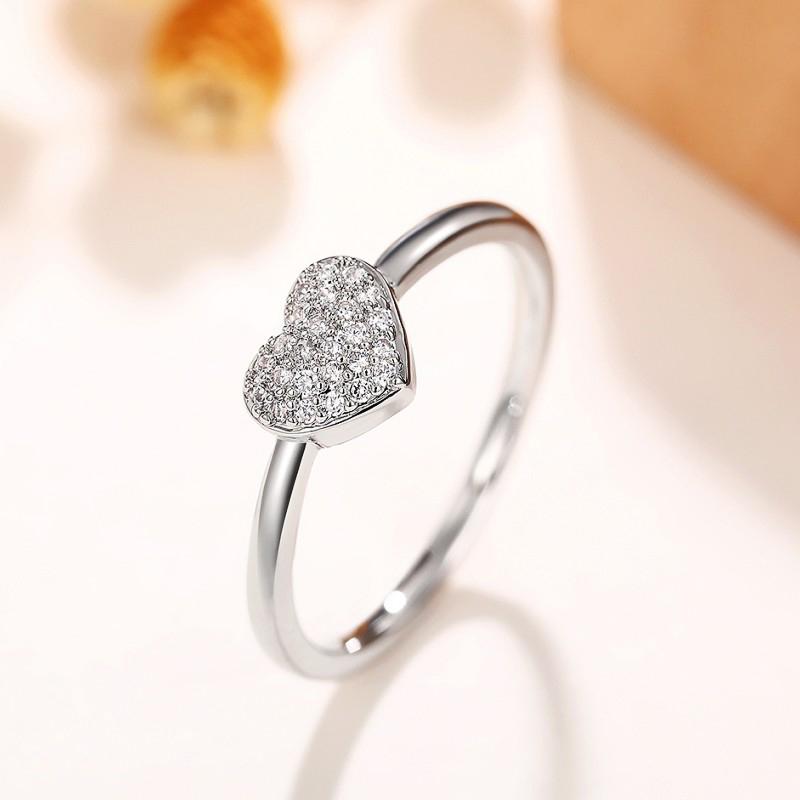 Huitan Ослепительные кольца в форме сердца для женщин, свадебные аксессуары, цветные высококачественные кольца для любви, необычный подарок на годовщину, модные ювелирные изделия