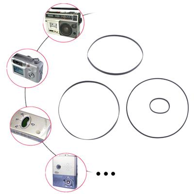 Набор из 180 резиновых ремней в ассортименте для кассетных магнитофонов, видеоплееров и Walkmans. Набор ремней, смешанный размер 1/2/3 мм.