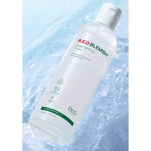[Quick Soothing] Dr.G Red Blemish Clear Soothing Toner Calming & Hydrating Facial Toner 300ml