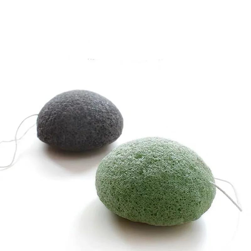 5pcs Konjac Sponge for Washing Face Round Konjac Konnyaku Sponge Facial Cleansing Exfoliator Bathing Puff