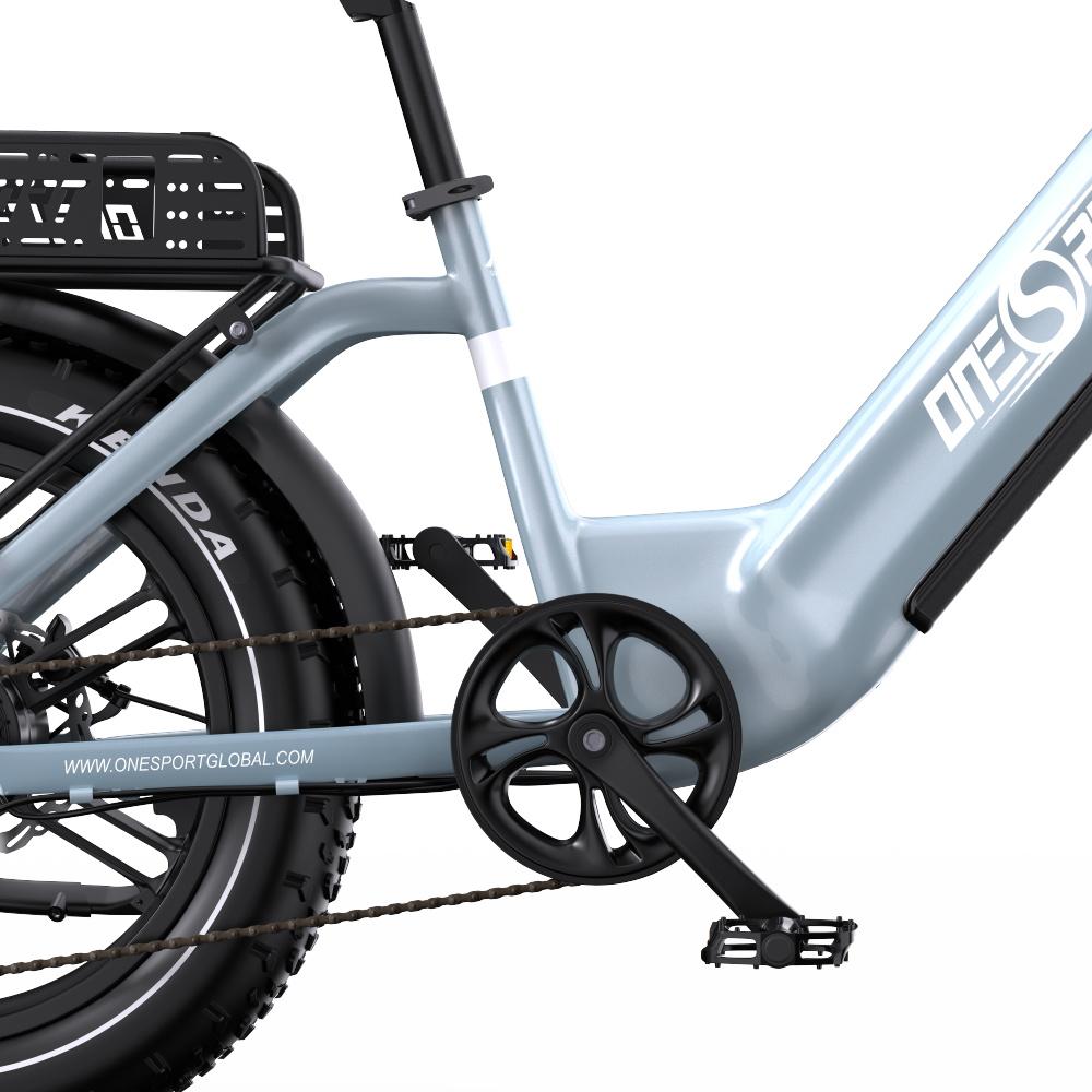 ONESPORT OT08 Adults E-Bike - 500W Responsive Motor 48V18Ah Removable Battery 120KG Weight Capacity Perfect for Daily Errands