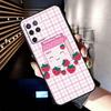 Милый кейс-коробочка клубничного молока для Oppo A78 A98 A18 A38 A58 A60 A80 A40 A77 A57 A17 A74 A54 A94 A96 A76 A16 A15 A5 Pro