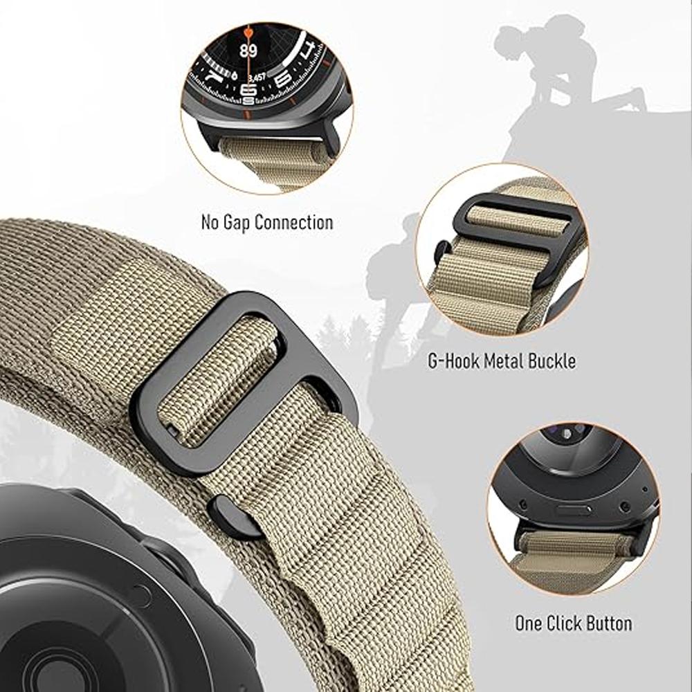 Ремешок для Samsung Galaxy Watch 8/8 classic/Ultra 47мм 46мм 44мм 40мм запястья Альпийская петля Спортивный браслет ремешок Galaxy watch 8 Ремешок