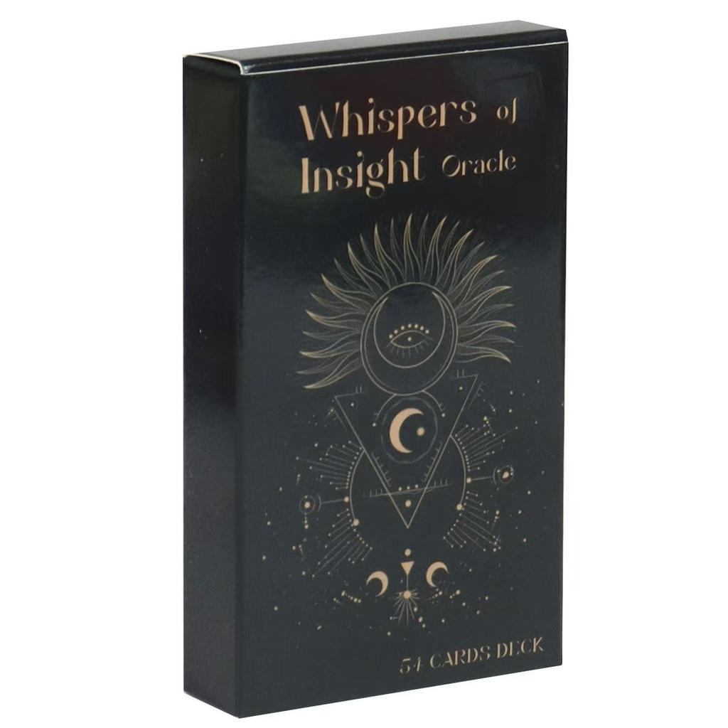 10.3*6cm Whispers of Insight - Why Oracle Deck 54 Inspirational Answers To Explore The Hidden Meanings Behind Life's Challenges