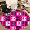 1 шт. Коврик-стул с символикой One Direction для офиса, нескользящий, легкий, машинная стирка, для офиса, спальни, комнаты, праздничный декор