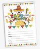 Inkdotpot Набор из 30 приглашений на вечеринку Taco Bout, приглашения на вечеринку в стиле фиеста, приглашения для заполнения с конвертами