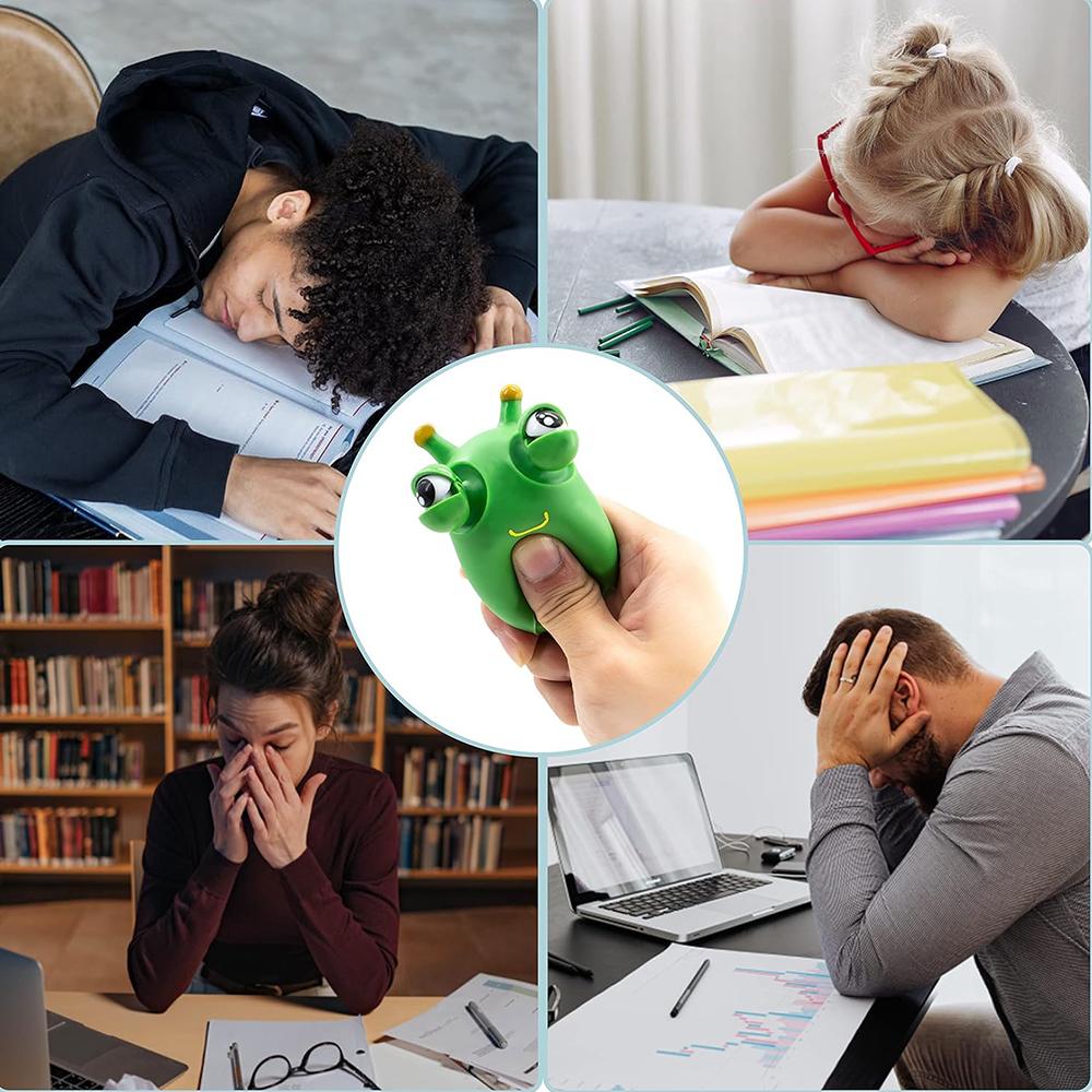 Игрушки с зелеными насекомыми, вылезающие глаза от беспокойства, игрушка для людей с аутизмом, подарок на Рождество и день рождения