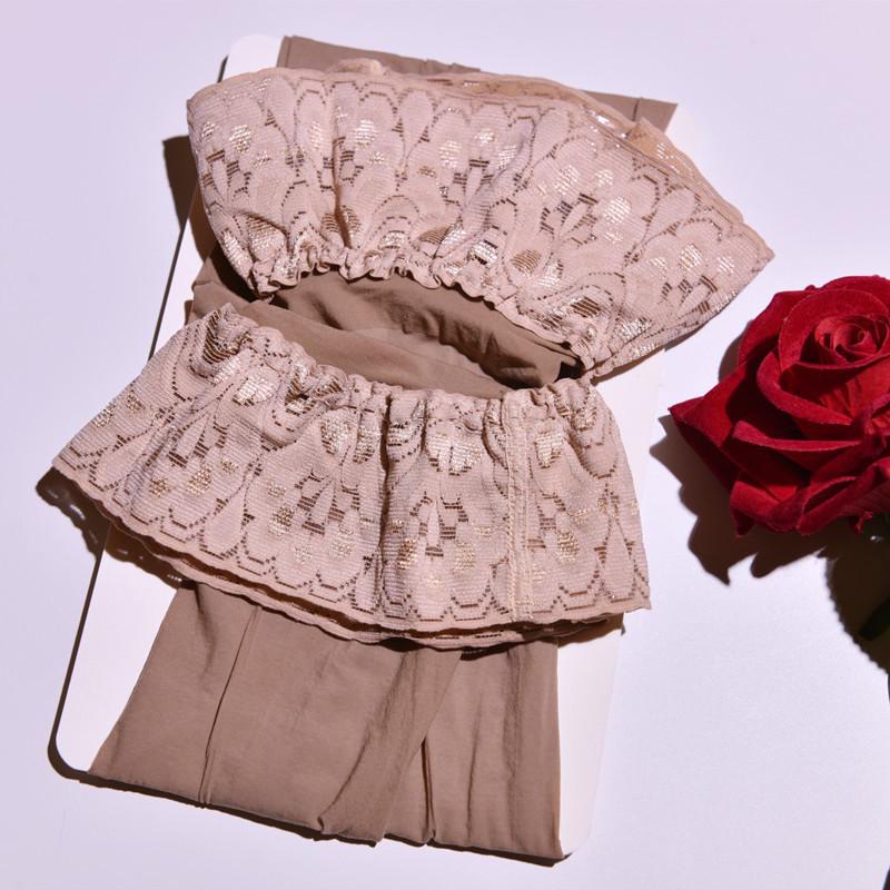 912 Игольчатое кружево Силиконовые нескользящие 8D прозрачные чулки для чулок для чулок для женщин