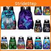 Minecraft Pattern Double Sided Schoolbag Backpack Breathable Bag Fashion Gift