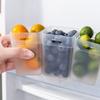 2Pcs Storage Box Storage Holders Kitchen Organizer Refrigerator Storage Rack Fridge Freezer Wear Resistant Plastic Container
