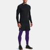 Under Armour Футболка с длинным рукавом ColdGear Infrared Mock, мужская, черная 1366066-001