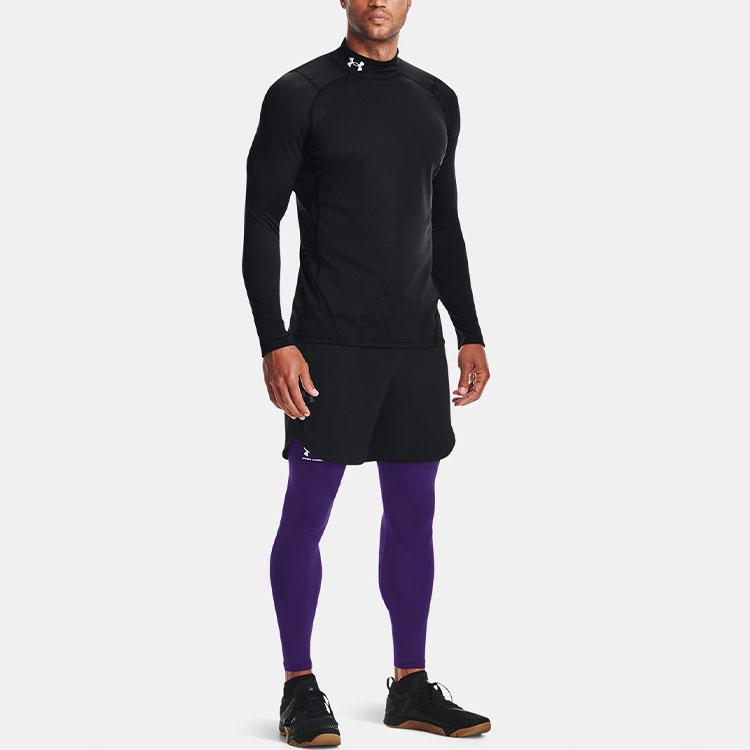 Under Armour Футболка с длинным рукавом ColdGear Infrared Mock, мужская, черная 1366066-001